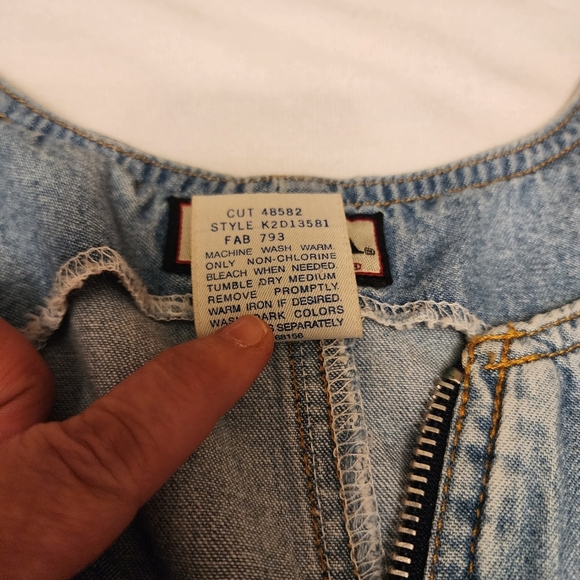 Vintage Denim Sleeveless Dress - Picture 11 of 11